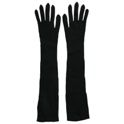 Handsker^Dolce & Gabbana Cashmere Strik Albuelængde Handsker Sort