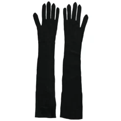 Handsker^Dolce & Gabbana Cashmere Strik Albuelængde Handsker Sort