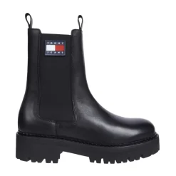 Chelsea Boots<Tommy Jeans Chelsea Ankelstøvler til kvinder Sort