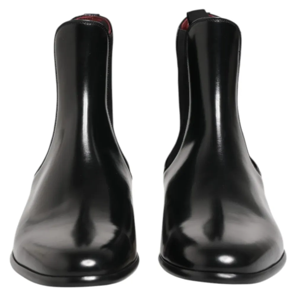 Chelsea Boots^Dolce & Gabbana Chelsea Slip On Mid Calf Støvler Sort