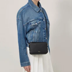 Skuldertasker<Mulberry Clovelly Pung med Lynlås Lukning Sort