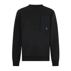 Sweatshirts^Moose Knuckles Dalon Sweatshirt Sort