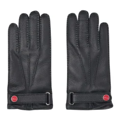 Handsker|Handsker^Kiton Deerskin Handsker med Cashmere Foring Sort