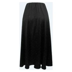 Nederdele<Liberté Diamant Satin Nederdel Sort