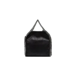 Håndtasker<Stella McCartney Faux-Læder Kæde-Link Håndtaske Sort