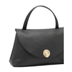 Håndtasker<Coccinelle Foldover Top Håndtaske Sort