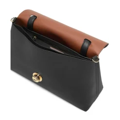 Håndtasker<Coccinelle Foldover Top Håndtaske Sort