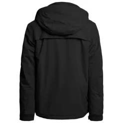 Jakker<Parajumpers Hættet Lynlås Jakke Gummi Print Sort
