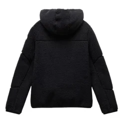 Fleece^Napapijri hættetrøje i fleece Yupik Sort