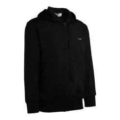 Trøjer<Comme des Garçons Play hættetrøje med hjertelogo lynlås Sort