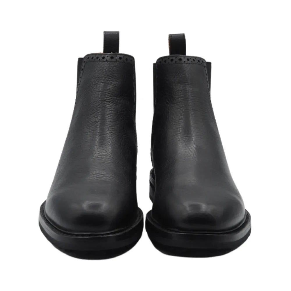 Chelsea Boots^Ralph Lauren Læder Ankelstøvle Sort