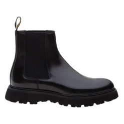 Chelsea Boots^Doucal's Læder Ankelstøvler Slip-On Sort