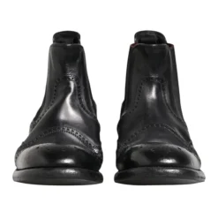 Chelsea Boots<Dolce & Gabbana læder ankelstøvler slip on Sort