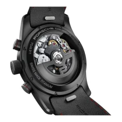 Ure<Porsche Design Læder Automatisk Kronograf Ur Sort