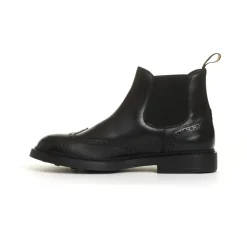 Chelsea Boots^Doucal's Læder Beatles Sko Sort