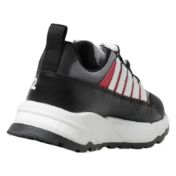 Sneakers^Dsquared2 læder børnesko med hvide striber Sort