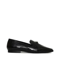 Loafers<Anine Bing læder Freya loafers Sort