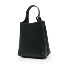 Håndtasker^Tod's Læder Logo Plaque Håndtaske Sort