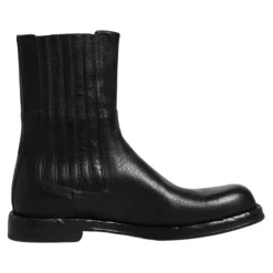 Chelsea Boots<Dolce & Gabbana læder midt kalv støvler sko Sort
