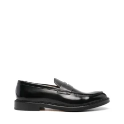 Loafers^Doucal's Læder Penny Slot Slip-On Sko Sort