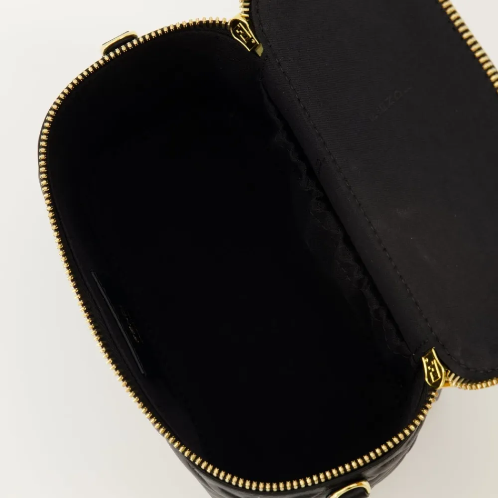 Toilettasker^Fendi læder Vanity taske Sort