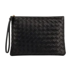 Clutch^Bottega Veneta læderclutch Sort