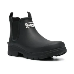 Chelsea Boots|Støvler<Barbour Logo Patch Tyk Gummisål Sort