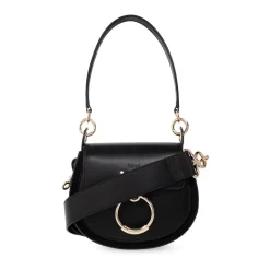 Skuldertasker^Chloé Mini Skuldertaske med Ring Sort