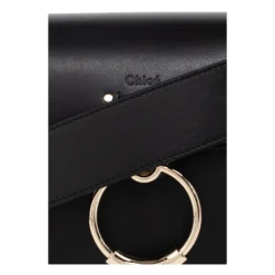 Skuldertasker^Chloé Mini Skuldertaske med Ring Sort