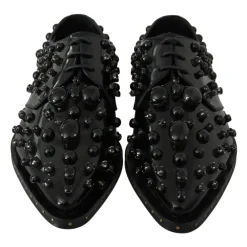 Snøresko<Dolce & Gabbana Patentlæder Snøresko Sort