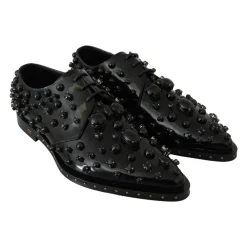 Snøresko<Dolce & Gabbana Patentlæder Snøresko Sort