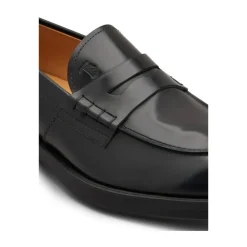 Loafers<Tod's Penny Slot Lædersko Sort
