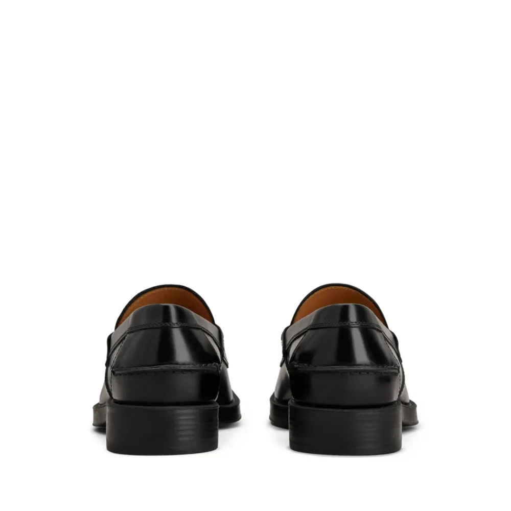 Loafers<Tod's Penny Slot Lædersko Sort