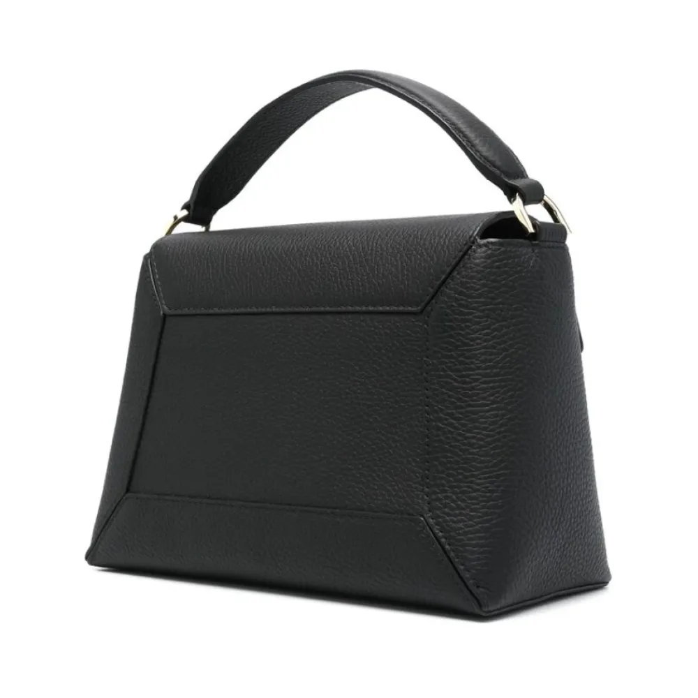 Håndtasker<Strathberry Skuldertaske med Foldover Top Sort