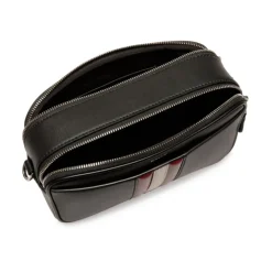 Tasker<Bally skuldertaske med stribe detaljer Sort
