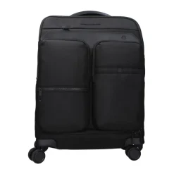 Kufferter<Piquadro Stofbagage med TSA-lukning Sort