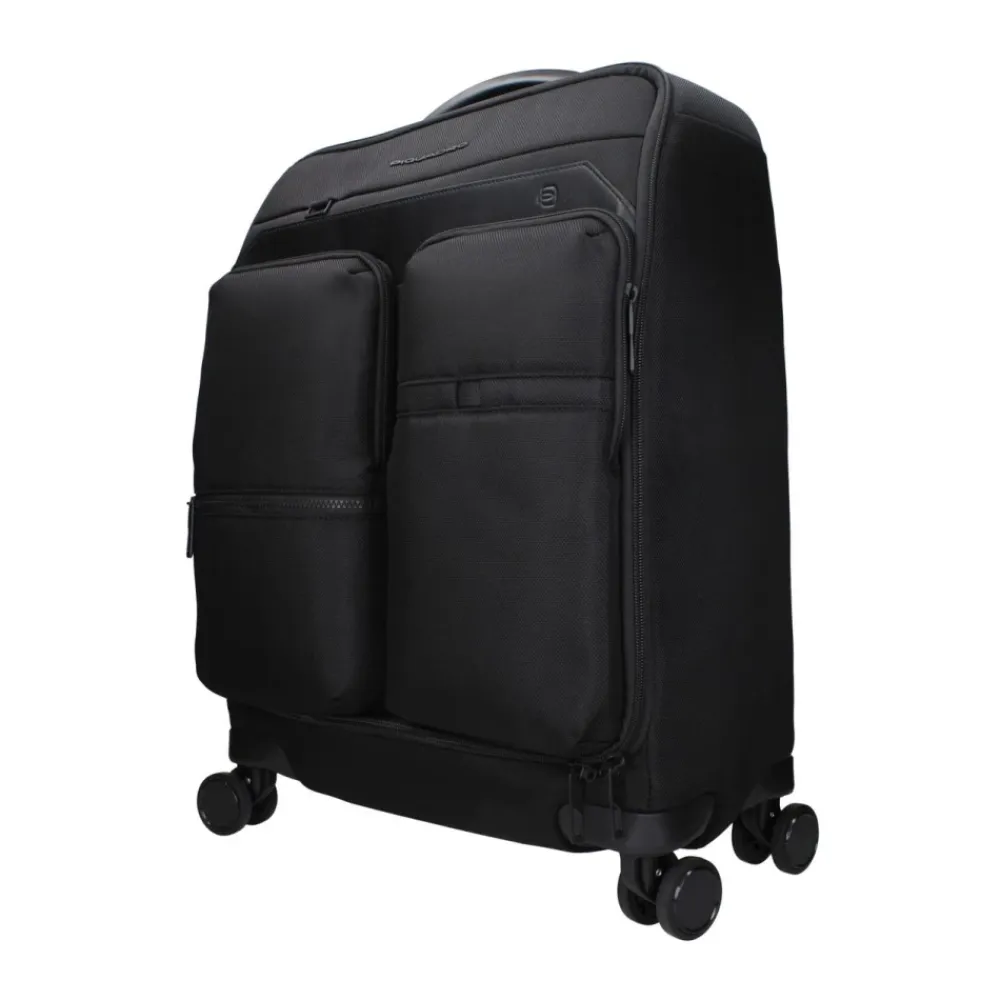 Kufferter<Piquadro Stofbagage med TSA-lukning Sort
