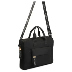 Laptop Tasker^Kazar Tekstil Laptop Taske med Håndtag Sort