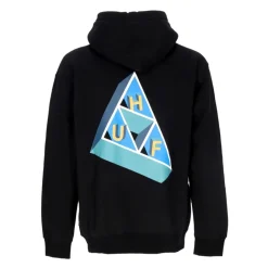 Trøjer^HUF Triple Triangle Hættetrøje Sort
