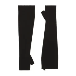 Handsker^Dolce & Gabbana Uld Ribbet Fingerløse Handsker Sort