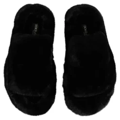 Hjemmesko^Dolce & Gabbana Velvet Slides Tøfler Sko Sort
