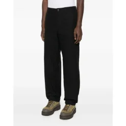Bukser^Stone Island e Afslappede Bukser Sort