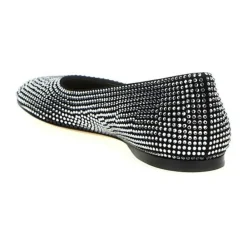 Ballerina Sko<Loewe e Ballerina Flats med Strass Pynt Sort