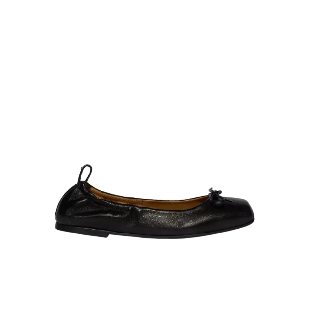 Ballerinasko^Dsquared2 e balletflader med sløjfe Sort