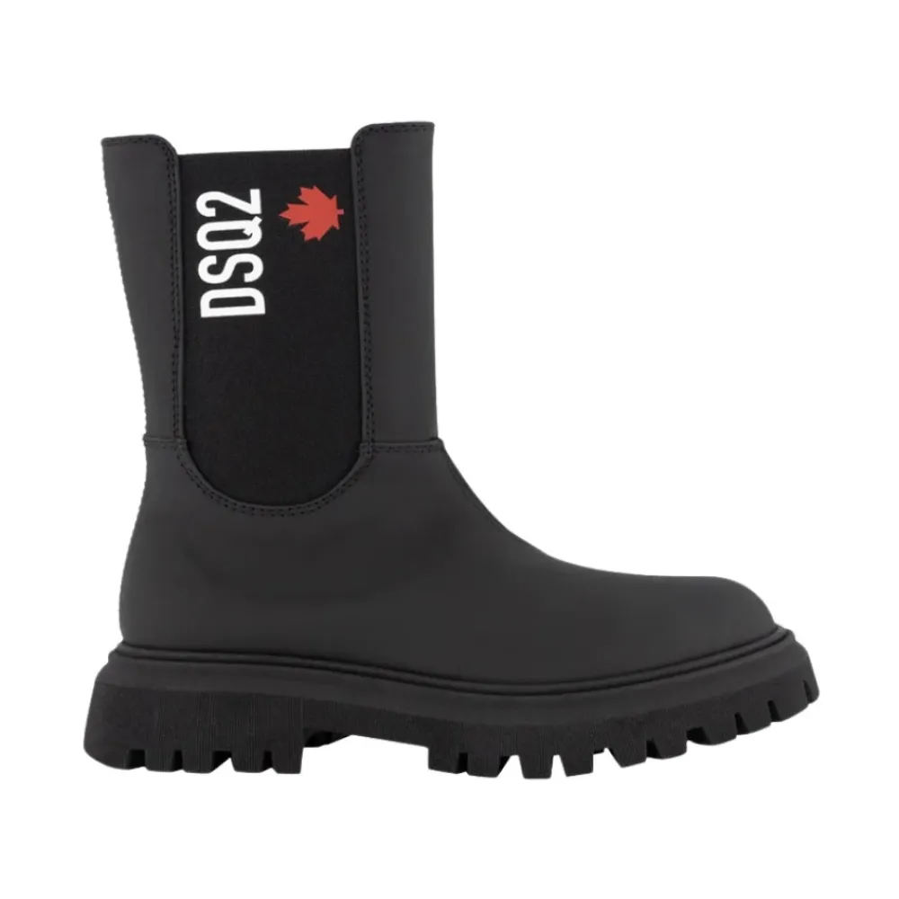 Støvler<Dsquared2 e Børnestøvler VAR.01 Sort