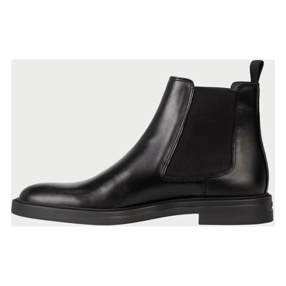 Chelsea Boots^Hugo e Chelsea-støvler med signaturstriber Sort