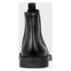 Chelsea Boots^Hugo e Chelsea-støvler med signaturstriber Sort