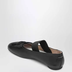 Ballerina Sko<MM6 Maison Margiela e flade sko 100% fåreskind Sort