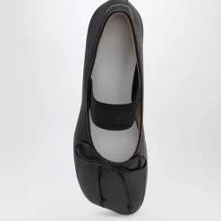 Ballerina Sko<MM6 Maison Margiela e flade sko 100% fåreskind Sort