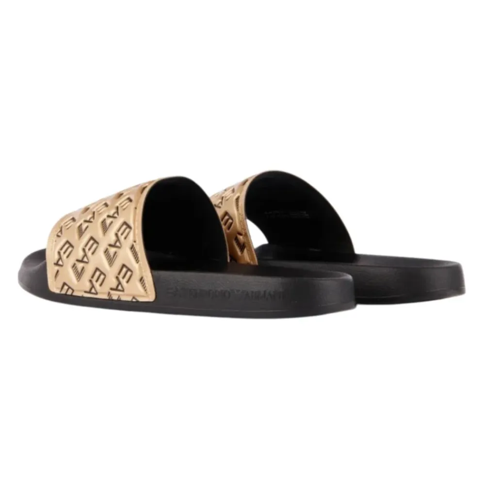 Sandaler^Emporio Armani EA7 Sorte Flip Flops & Sliders Beige